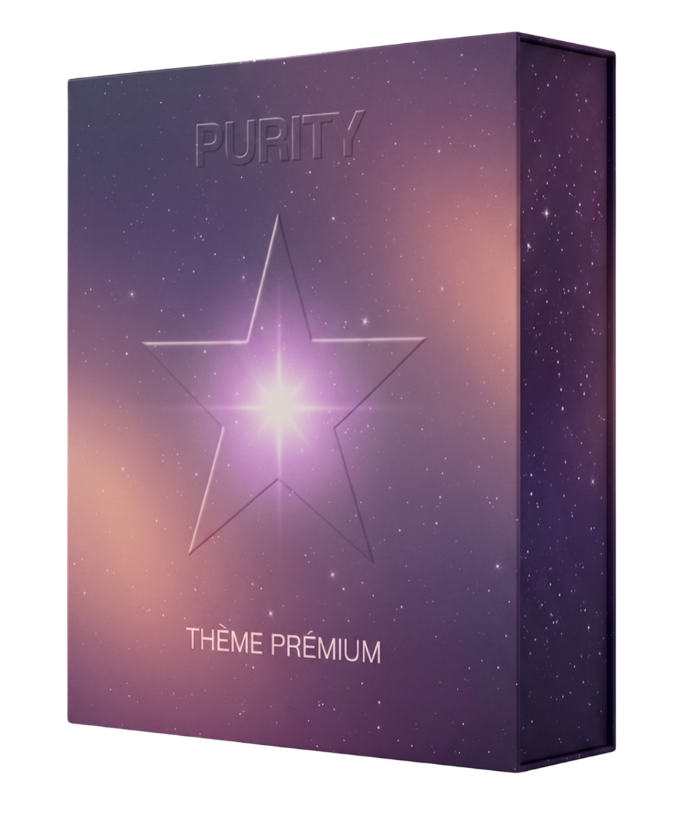 Aperçu du thème Purity